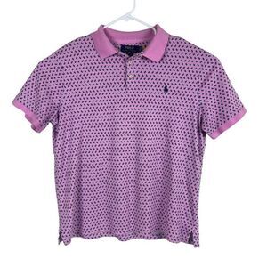 Ralph Lauren Pink and Blue Polo Shirt